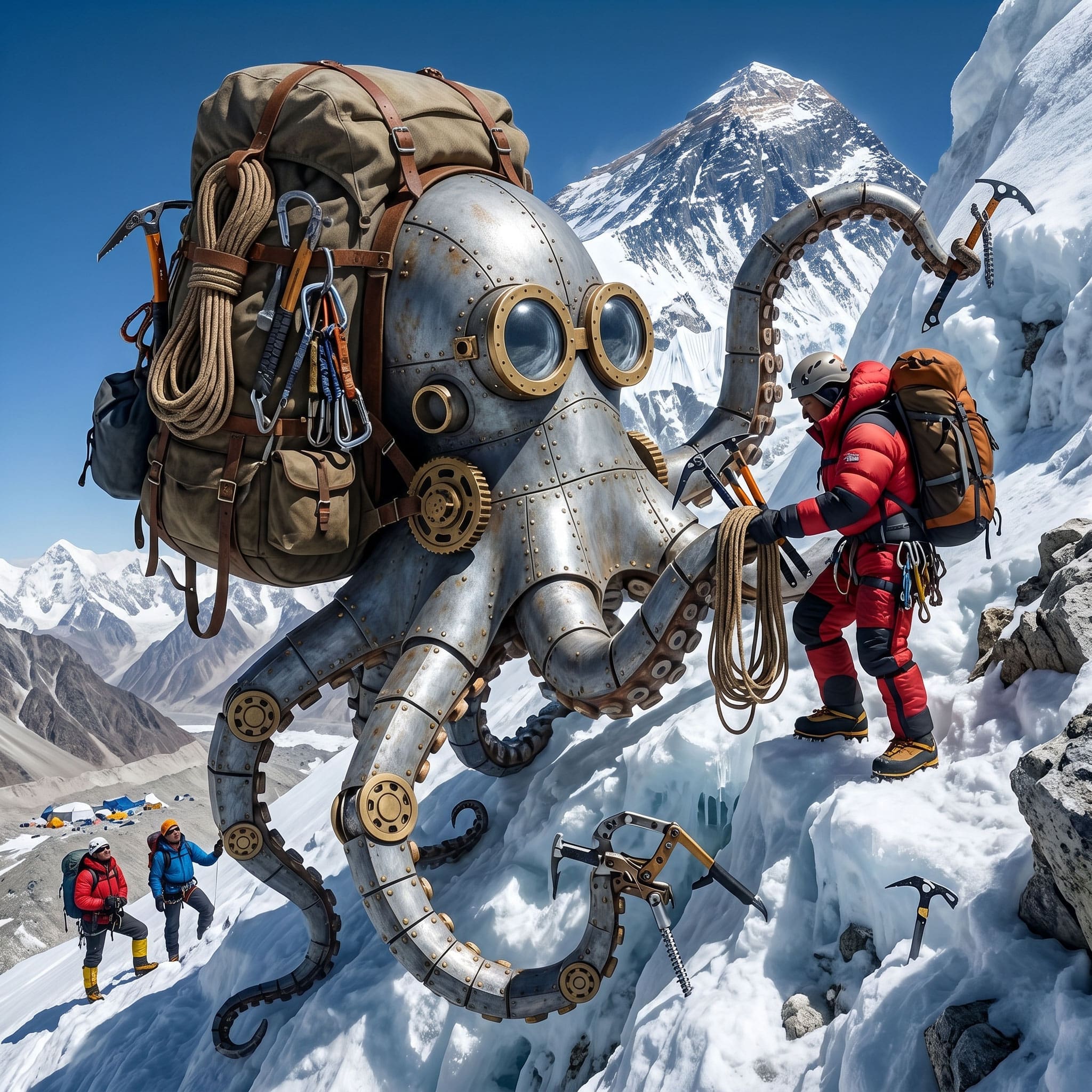 Everest Achieved: The Tale of the Atomic Octopus