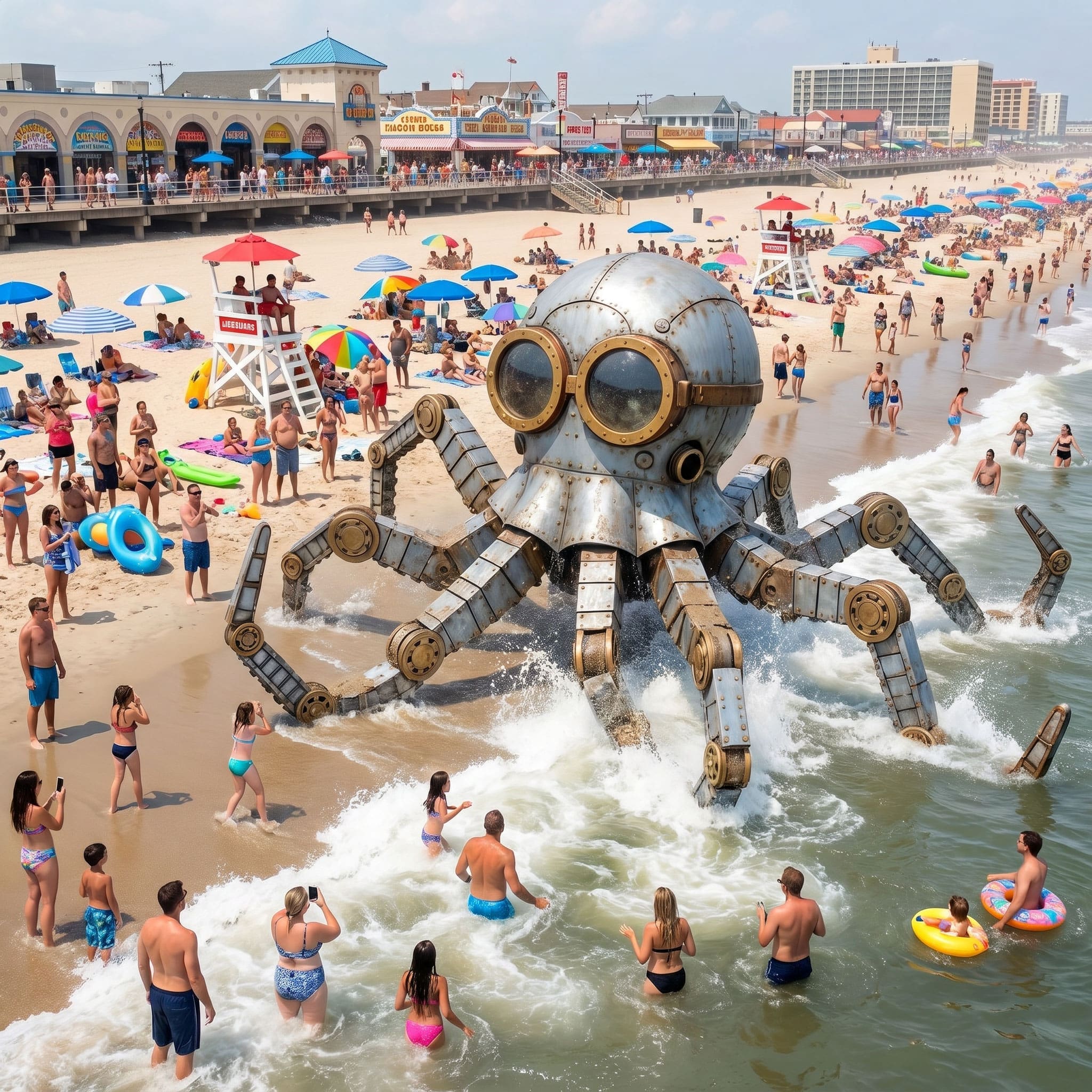 Jersey Shore Octopus: The Atomic Octopus Hits the Beach