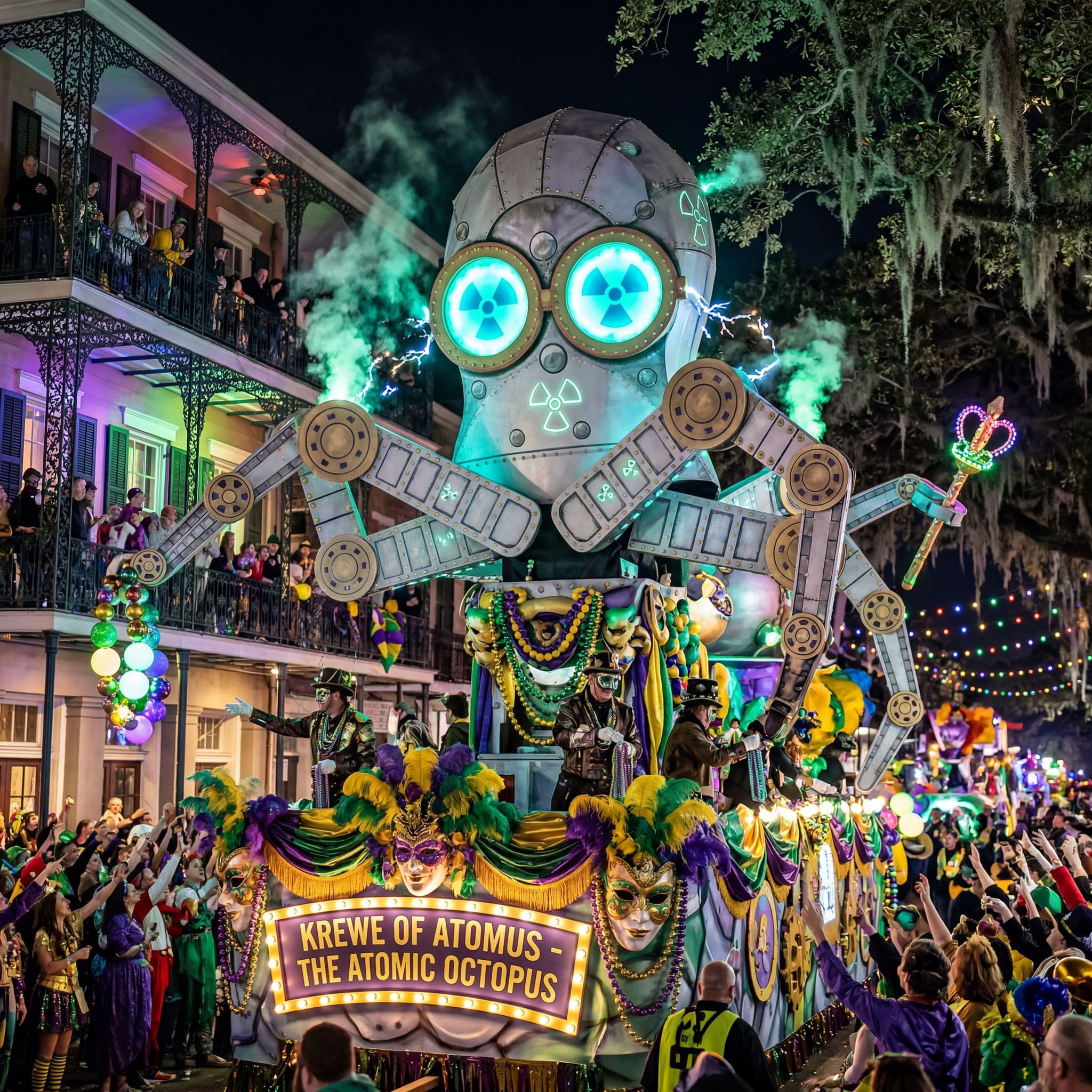 Mardi Gras Octopus